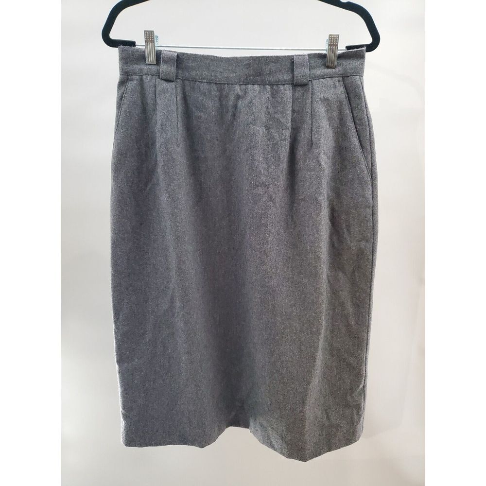 Norton McNaughton Women's Gray Skirt Size 16 With‎ Pockets